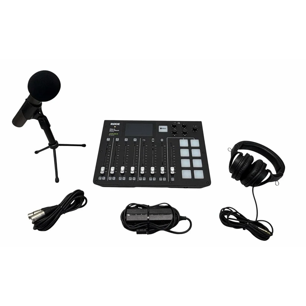 Rode Rodecaster Pro Podcast Production Studio All In One Mic Headset Manual